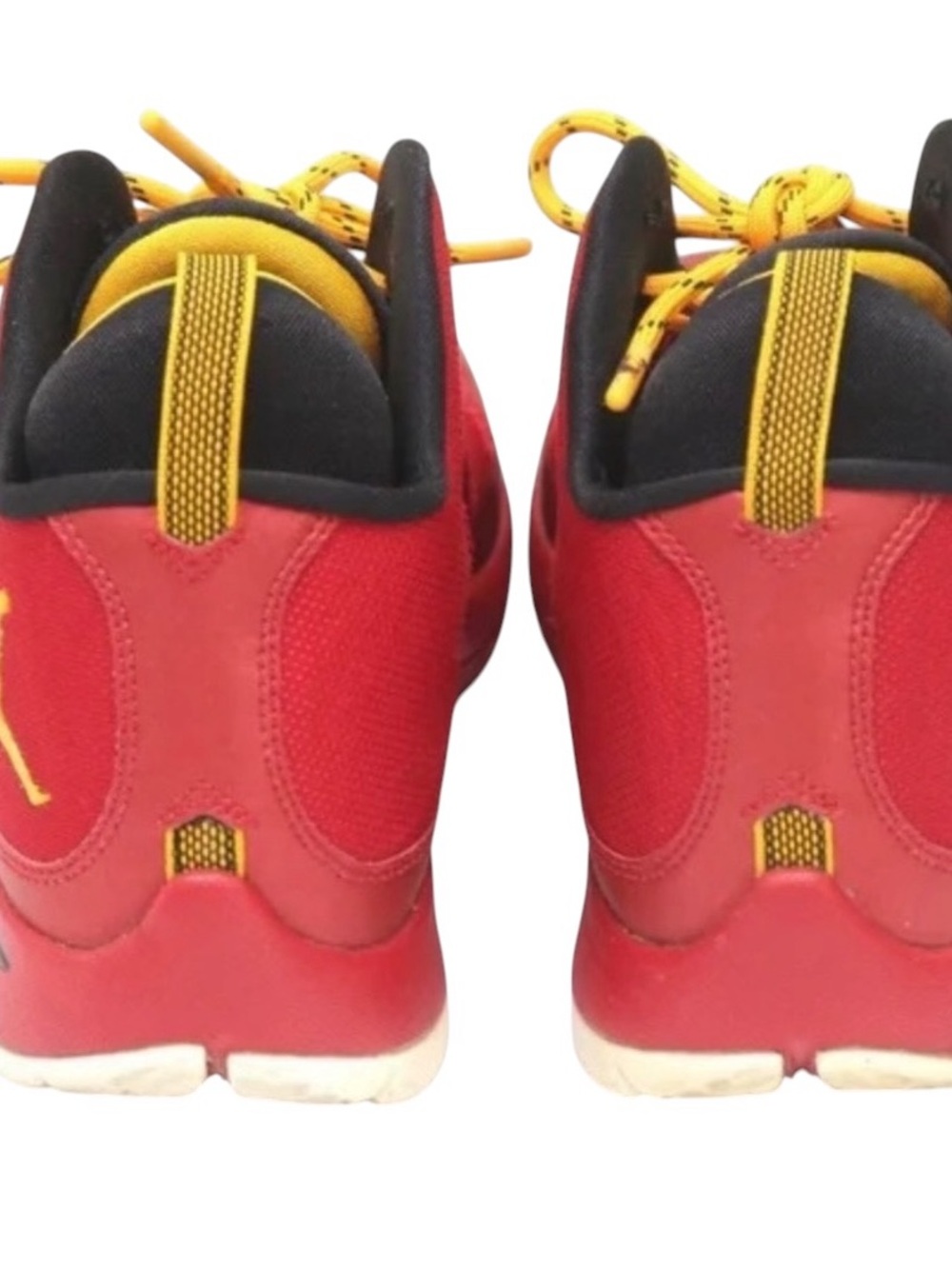 Jordan Yellow and Black High-Top Sneaker Tongue - Picture 5 of 7